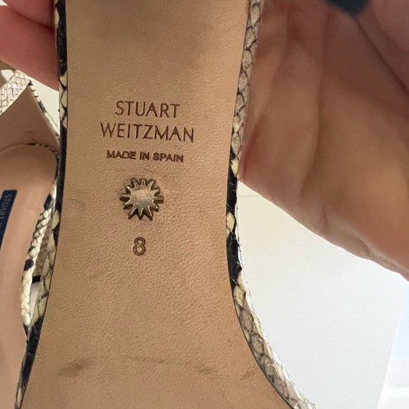 Stuart Weitzman heeled sandal. Size 8.  Excellent condition. - Picture 6 of 6